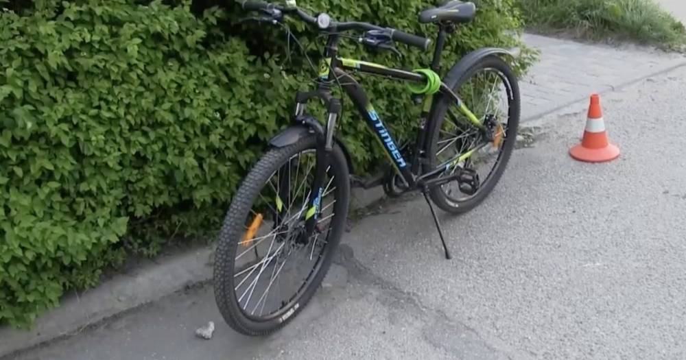 На улице Кутаисской 14-летний велосипедист сбил семилетнего пешехода