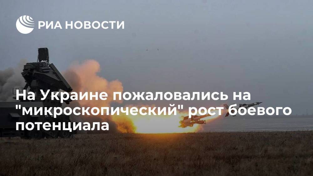 На Украине пожаловались на "микроскопический" рост боевого потенциала