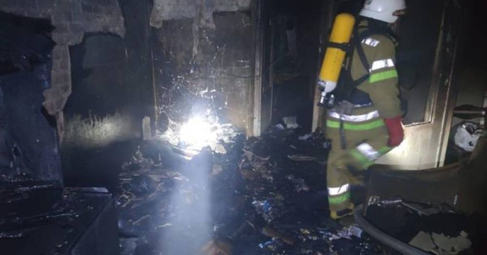 Сгорело все дотла: на Прикарпатье в результате пожара в квартире погиб человек (фото)