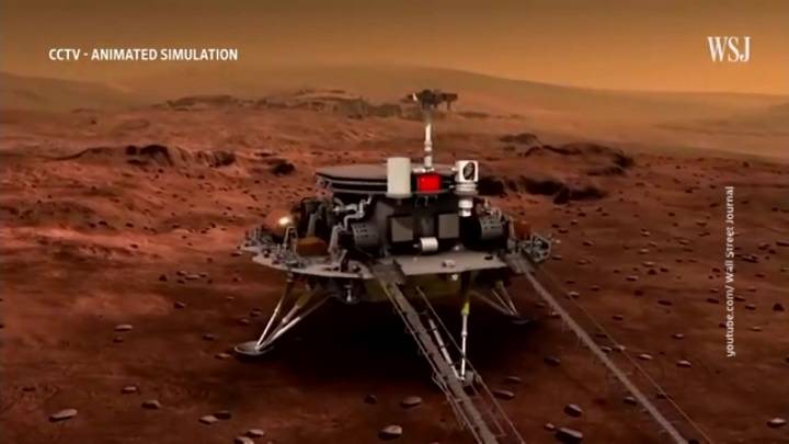 Новости на "России 24". Китай осуществил успешную посадку зонда на поверхность Марса