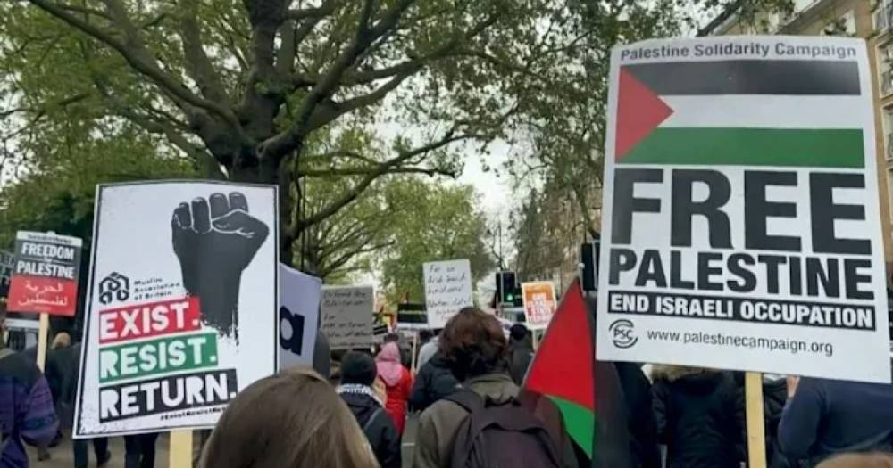 Тысячи людей в Европе вышли на улицы в поддержку палестинцев