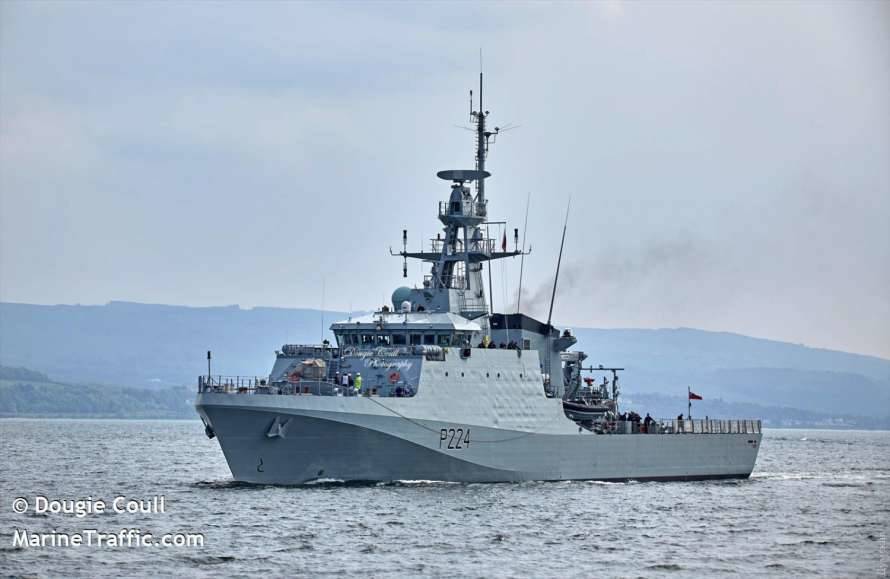 В Черное море вошел патрульный корабль британских ВМС