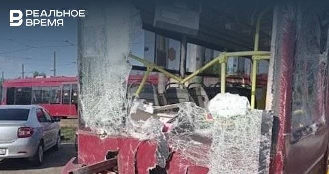 В Казани столкнулись два трамвая, пострадали четыре человека