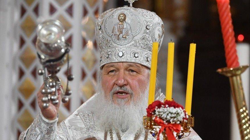 Патриарх Кирилл поздравил православных верующих с Пасхой