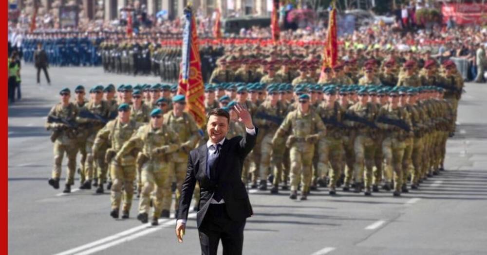 Зеленский пообещал военный парад в годовщину независимости Украины