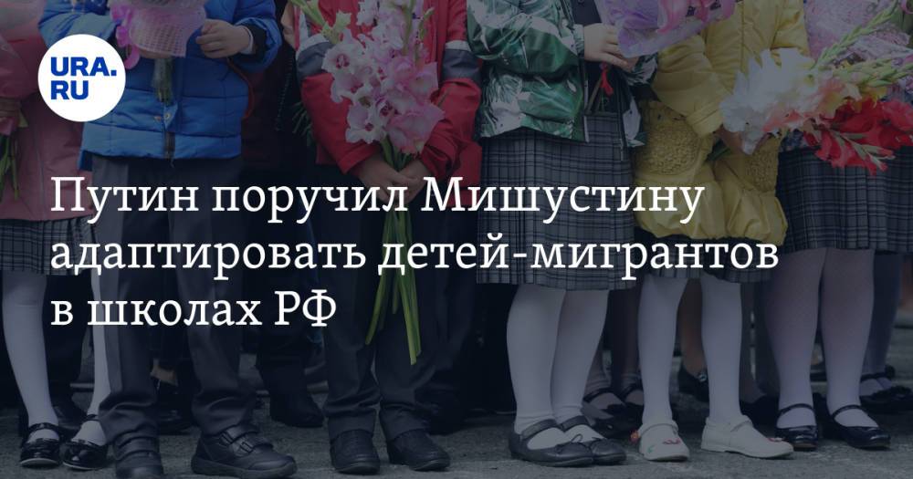 Путин поручил Мишустину адаптировать детей-мигрантов в школах РФ