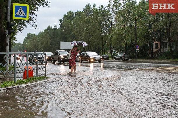 На юге Коми объявили штормовое предупреждение