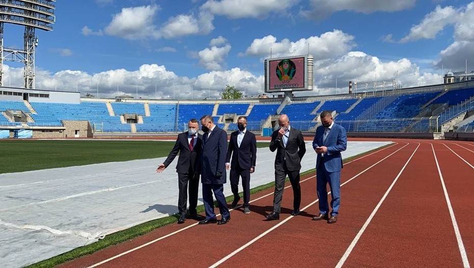 Беглов проверил готовность стадиона "Петровский" к Евро-2020