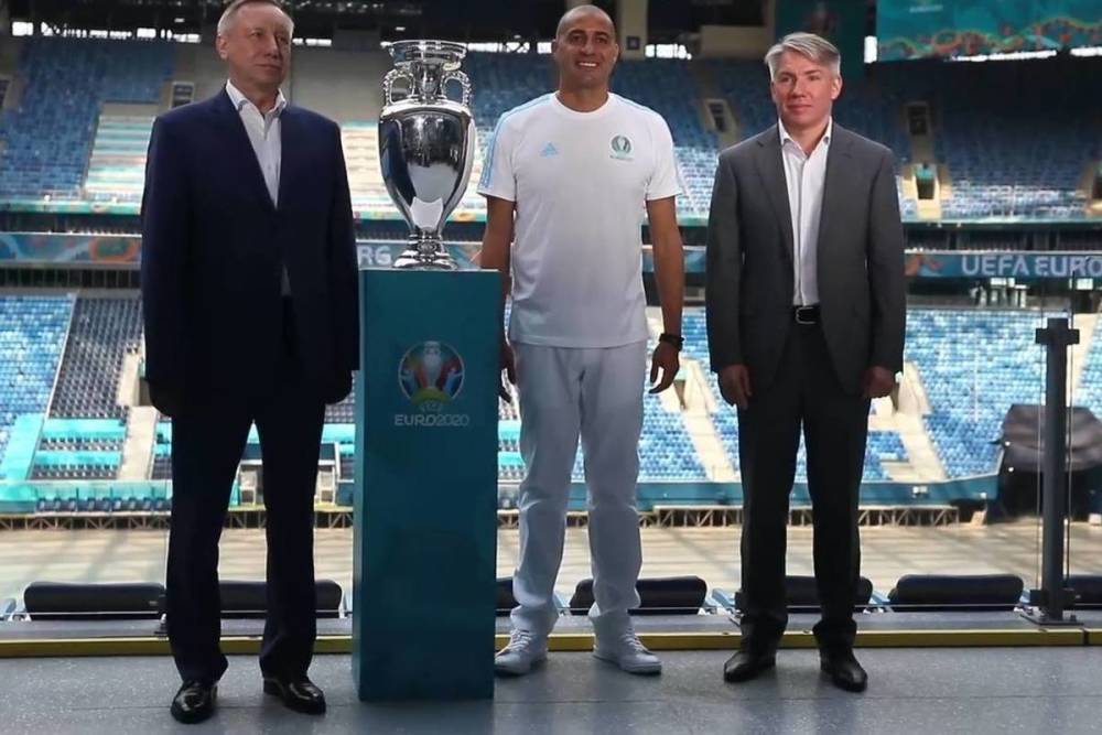 Трезеге и Беглов представили Кубок ЕВРО-2020