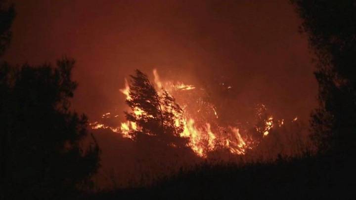 Дым доходил до Афин: пожар не могут потушить третьи сутки