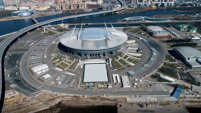 Губернатор Петербурга оценил готовность стадионов к Евро-2020