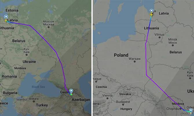 Авиакомпании начали облетать территорию Беларуси