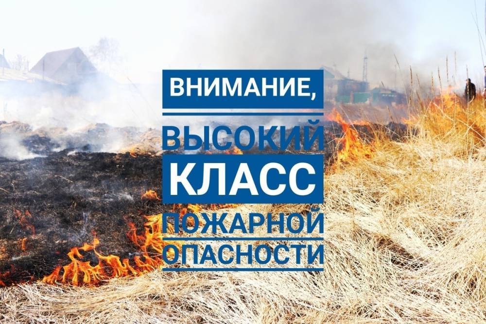 Спасатели предупреждают о прогнозируемом повышении класса пожарной опасности во Владимирской области