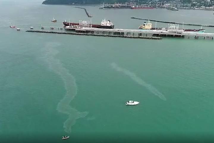 Следователи проведут проверку после загрязнения Черного моря около Туапсе