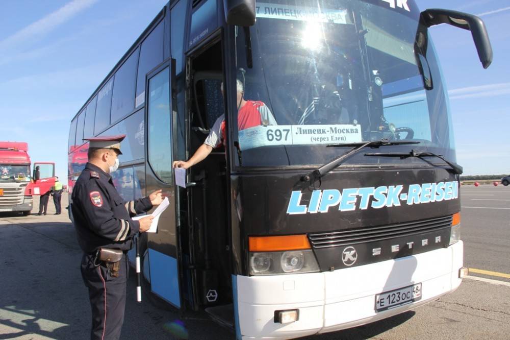 Фары, документы, тормозной путь: в Липецкой области проверят автобусы