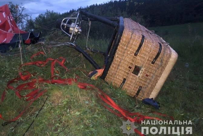 В полиции назвали основную версию падения воздушного шара под Хмельницким