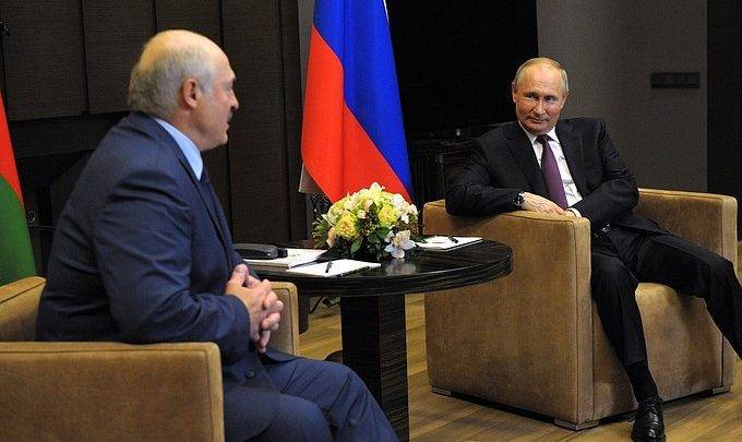 Переговоры Путина и Лукашенко в Сочи продлились более пяти часов