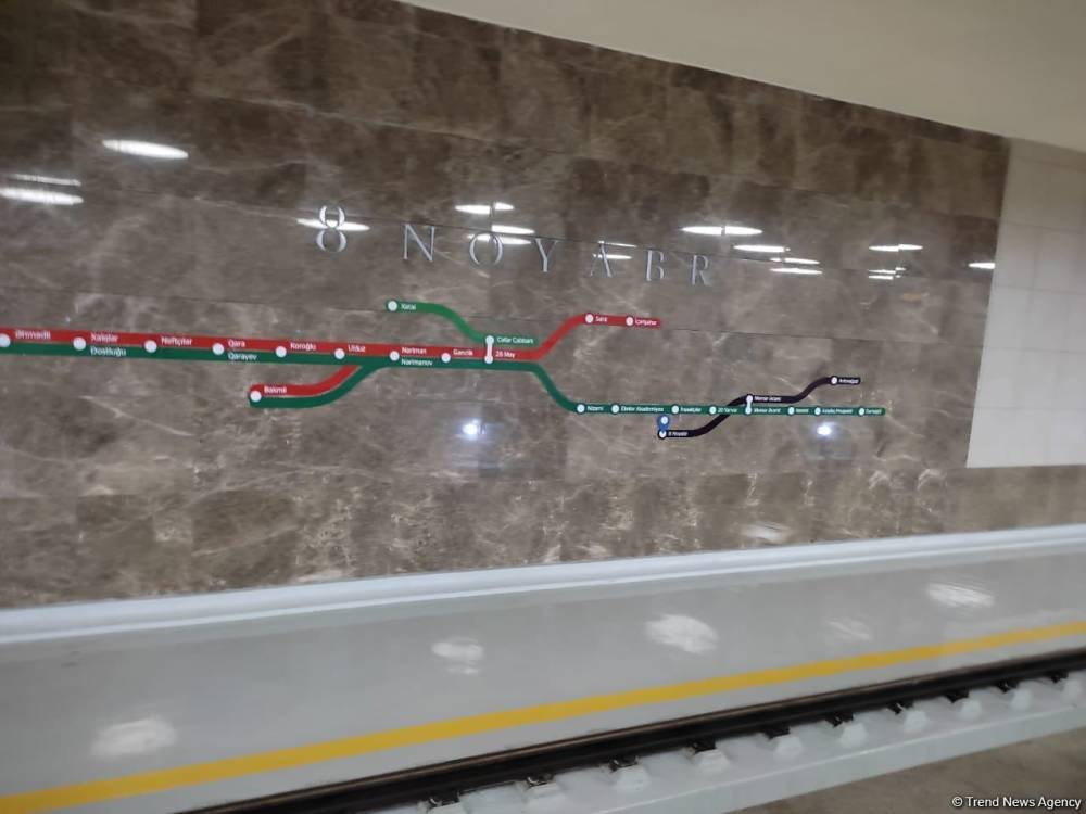 Новая станция метро "8 Ноября" в Баку будет введена в эксплуатацию 31 мая (ФОТО)