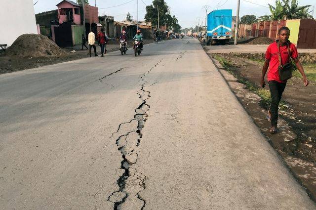 В Конго зафиксировали свыше 60 землетрясений из-за вулканической активности