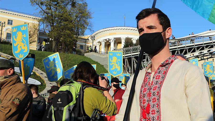 Жители Киева осудили проведение марша в честь дивизии СС «Галичина»