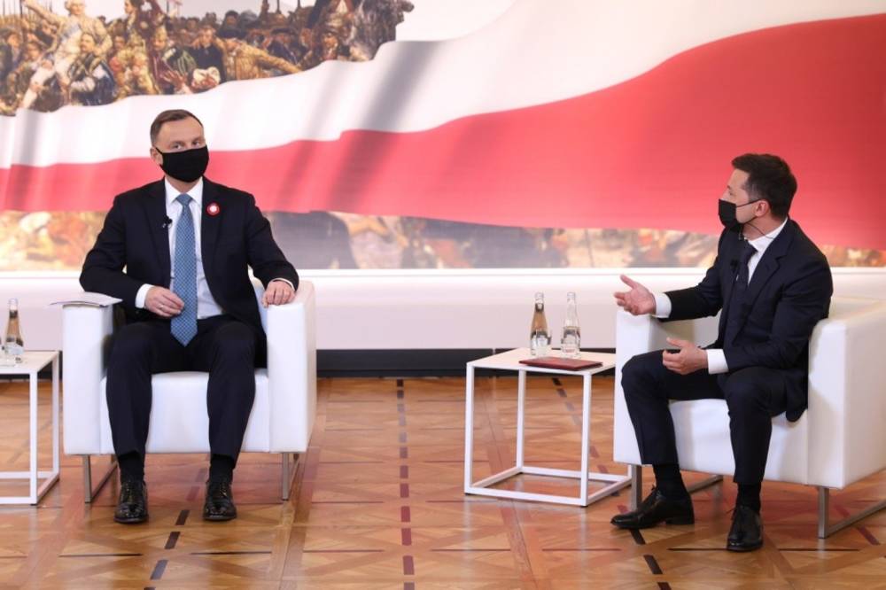 Зеленский встретился в Польше с Дудой: основные тезисы из разговора президентов