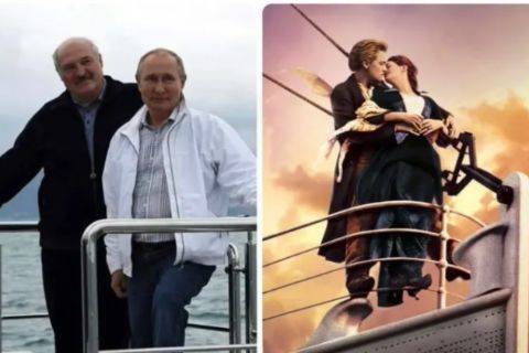 «Кадр из фильма Титаник»: встречу Путина с Лукашенко на яхте высмеяли в сети