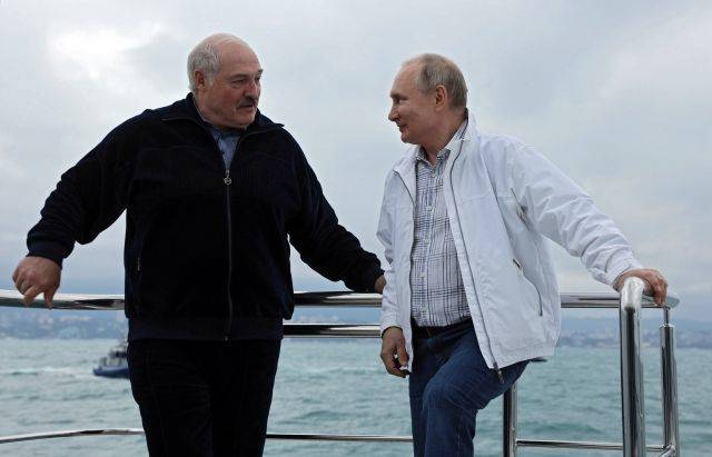 Путин не купался с Лукашенко в Черном море - СМИ