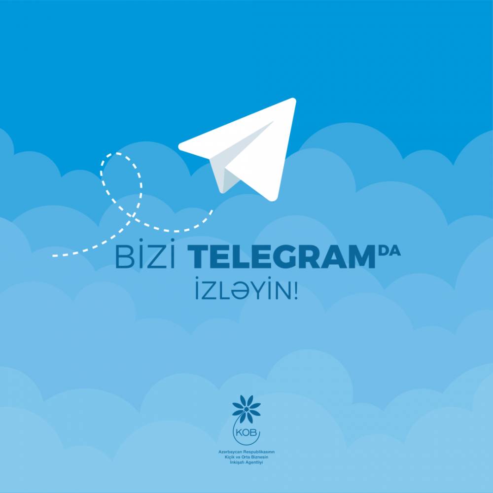 Агентство по развитию МСБ Азербайджана открыло свой канал в Telegram