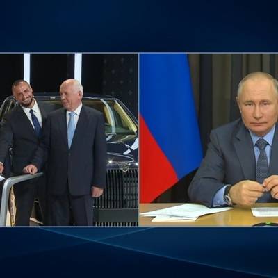 Владимир Путин рассказал о своих впечатлениях от вождения автомобиля Aurus