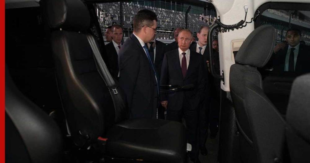 Путин назвал два преимущества серийного выпуска автомобилей Aurus