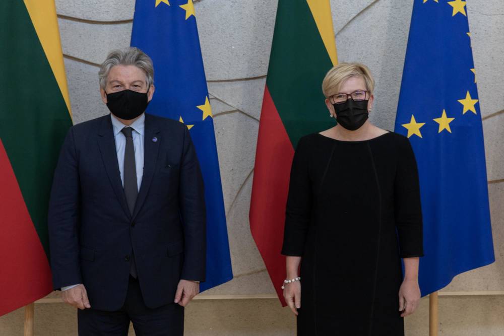 Премьер Литвы обсудила с еврокомиссаром глобальные мировые проблемы