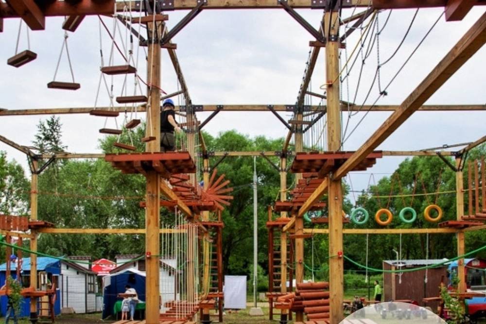 В ландшафтном парке «Тьмака» начнет работать веревочный парк