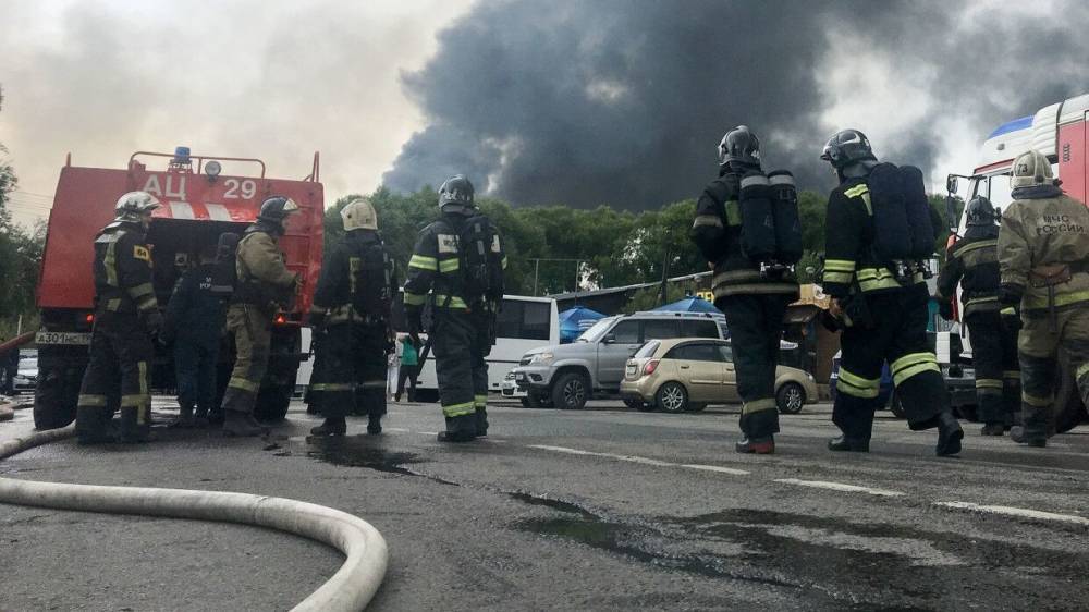 Пожарные потушили гостиницу на юго-востоке Москвы