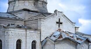 Демонтаж куполов церкви в Шуши вызвал беспокойство в Нагорном Карабахе