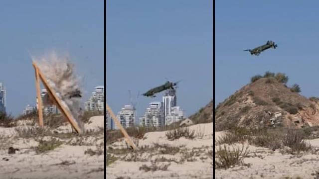 Видео: новые ракеты ЦАХАЛа сами находят цель - и уничтожают ее точным ударом