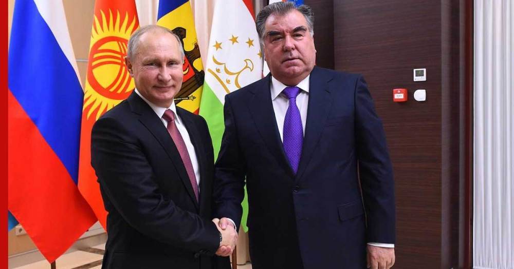 Переговоры Путина и Рахмона пройдут в Москве 8 мая