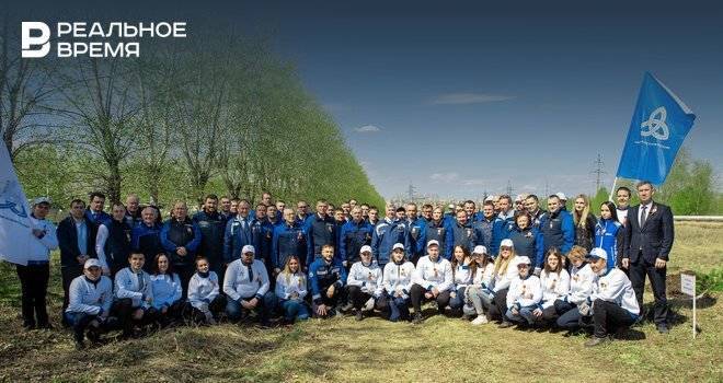 Руководители и сотрудники «Нижнекамскнефтехима» посадили деревья в память о погибших на войне