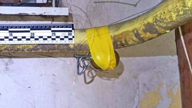 В Одессе обнаружили гранату, прикрепленную к газовой трубе жилого дома