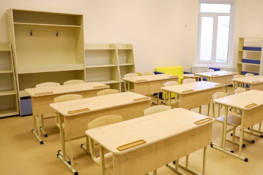 Новая школа на 800 мест в Кировском районе Волгограда готова на 75%
