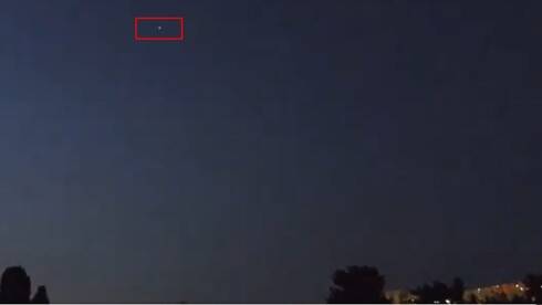 Видео: падающая китайская ракета прошла в небе над Хайфой