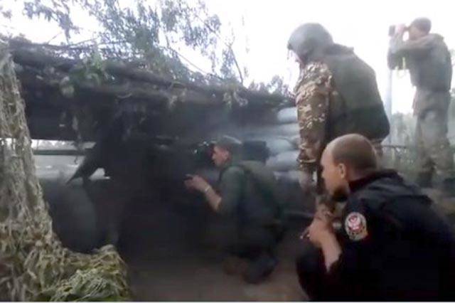Боевики «ДНР» выложили в соцсети видео, как они первыми начинают обстрел