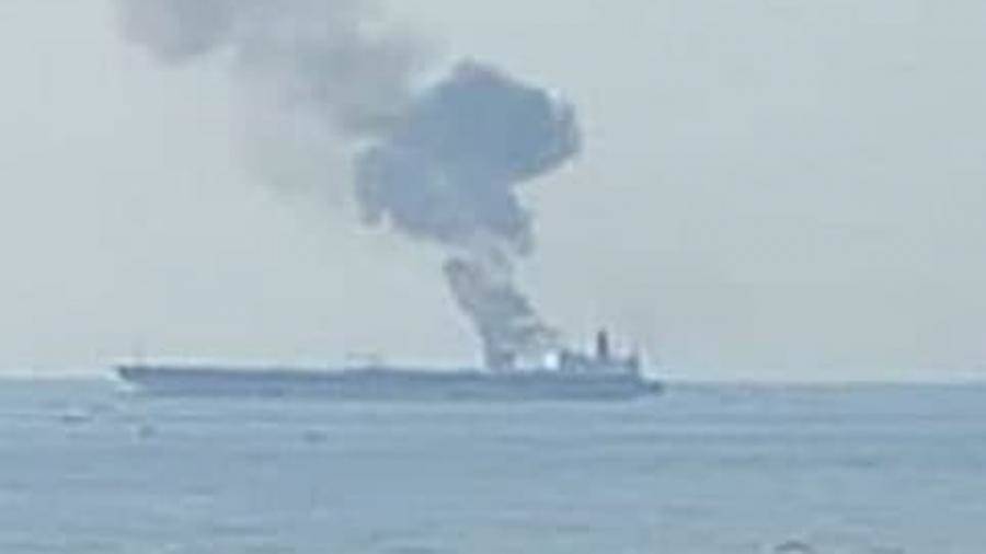 На нефтяном танкере в Сирии произошел взрыв