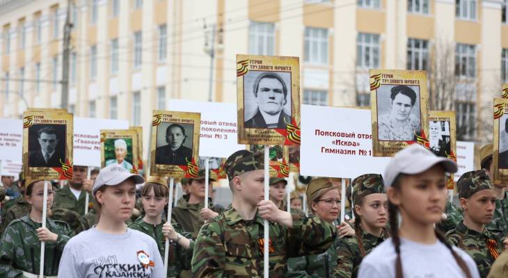 Впервые в Чувашии прошло шествие памяти строителей Сурского и Казанского оборонительных рубежей