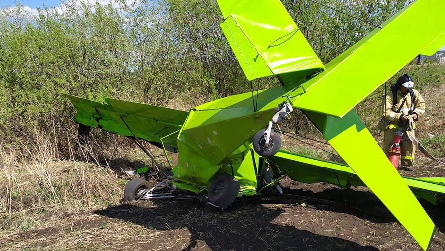 СК: упавший в Татарстане самолет вылетел без разрешения