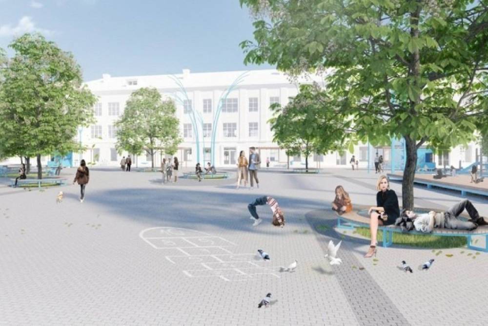 В Камышине Волгоградской области обновят пешеходную зону на ул. Ленина