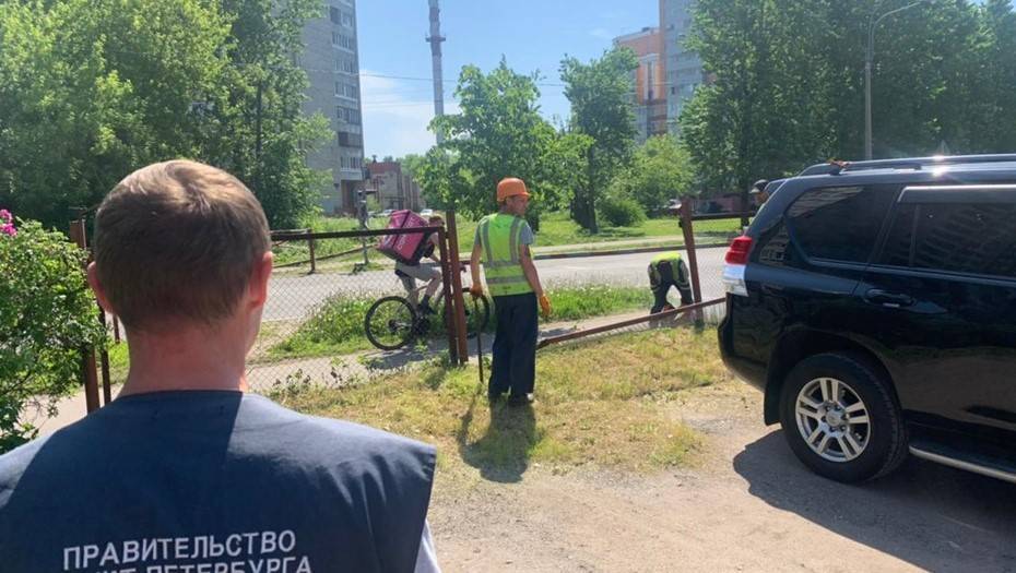Пять районов Петербурга очистили от незаконных автостоянок