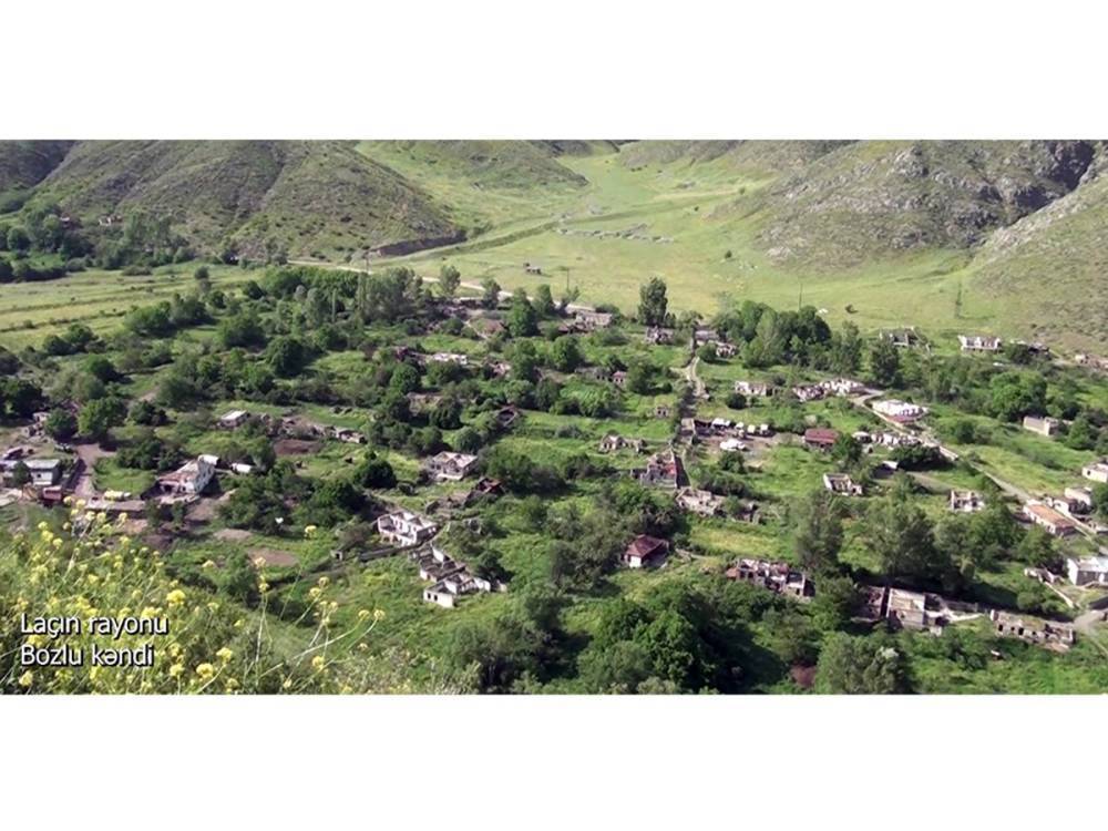 Освобожденное село Бозлу Лачинского района (ВИДЕО)