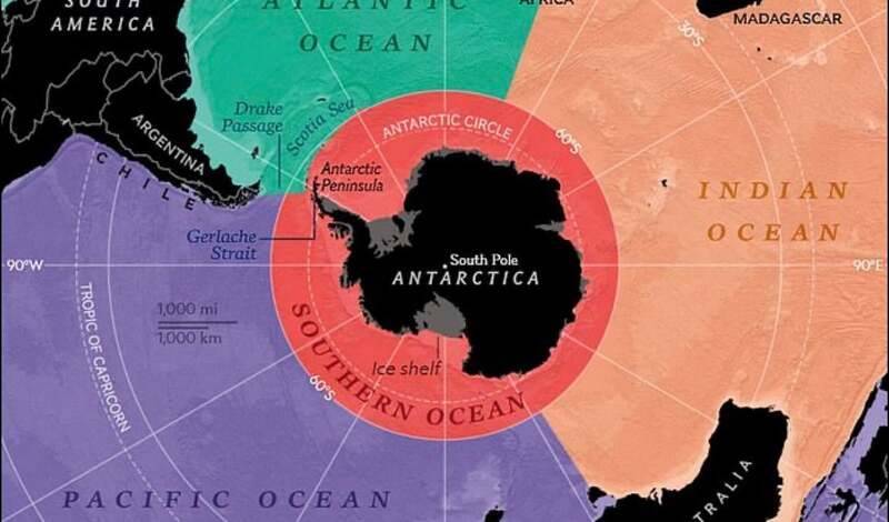 Захотели и нарисовали: на картах мира теперь появится Южный океан
