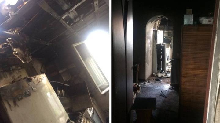 Все сгорело: в Воронежской области молния попала в квартиру молодой семьи