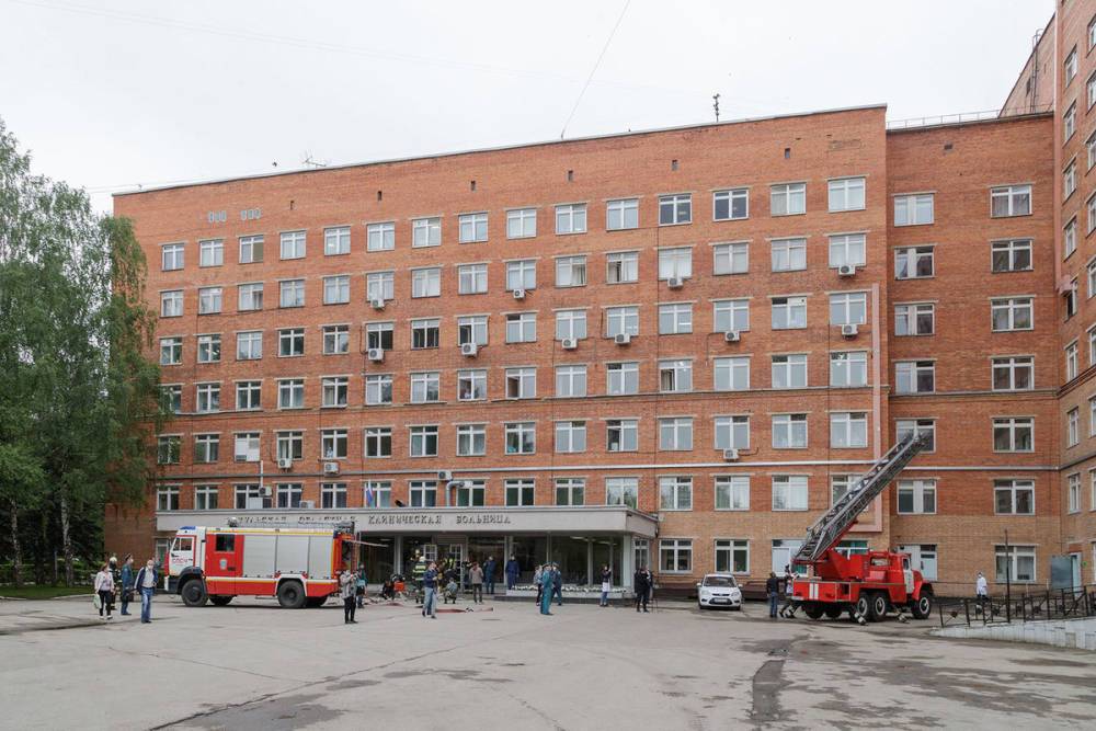 Пожарные проверили Тульскую областную клиническую больницу